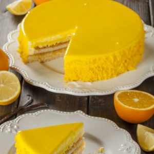 Торт лимонный с жасмином